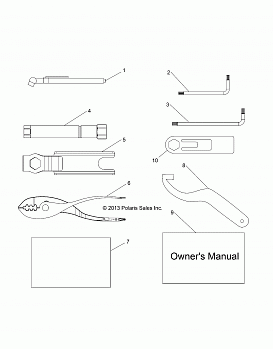 REFERENCES, TOOL KIT AND OWNERS MANUAL - Z17VHA57FJ (49RGRTOOL14RZR570)
