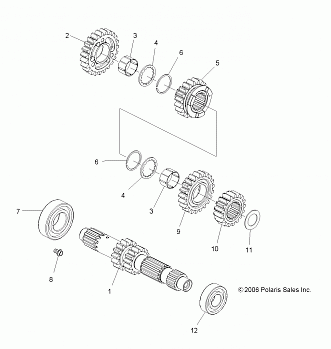 DRIVE TRAIN, TRANSMISSION - A10GJ45AA (49ATVTRANSMISSION07OUT525)