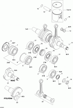 Crankshaft And Pistons