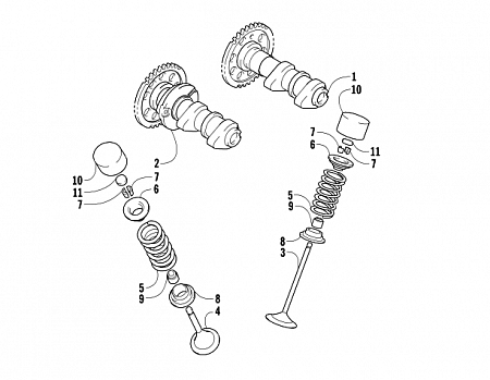 CAMSHAFT/VALVE ASSEMBLY