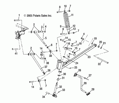 SUSPENSION, FRONT - S06NP5BSA/NE5BSB (4997239723A12)