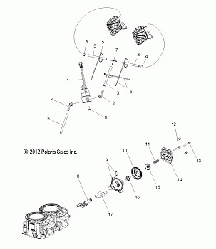 ENGINE, EXHAUST VALVES and SOLENOID - S15CL6/CW6 ALL OPTIONS (49SNOWEXHAUSTVALVES13LE)