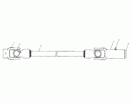 PROP SHAFT - A01CH50AA (4964466446B004)