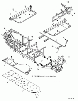 CHASSIS, FRAME - R20M4A57L1 (702414)