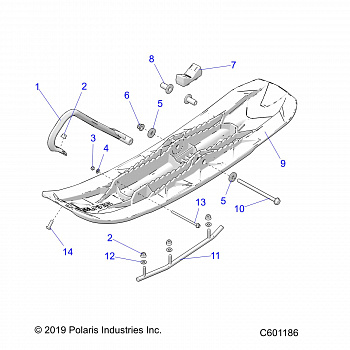 STEERING, SKI ASM. - S20CFE5BSL (C601186)