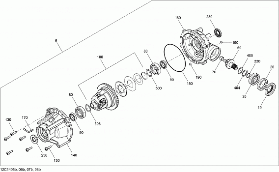 Drive System, Front (Differential)