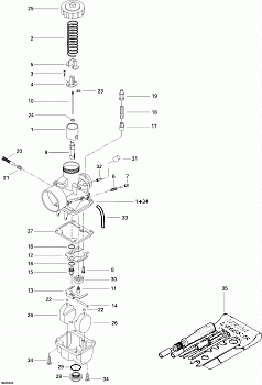 Carburetor SKANDIC 550F