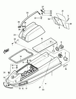 Hull/Engine Hood(JS440-A14)