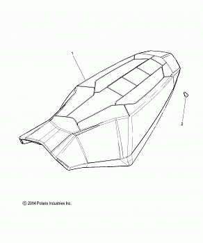 BODY, SEAT - S19DDE6PSL (49SNOWSEAT15PROS)