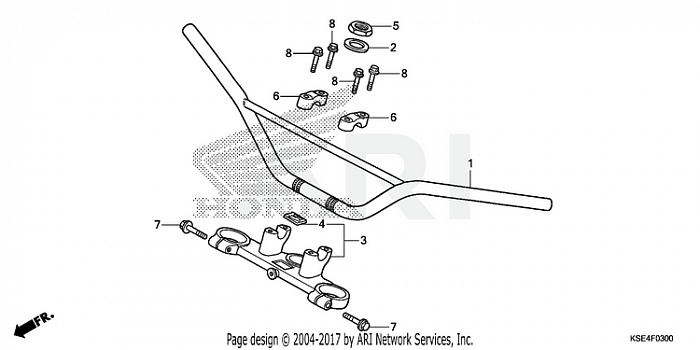 HANDLEBAR + TOP BRIDGE