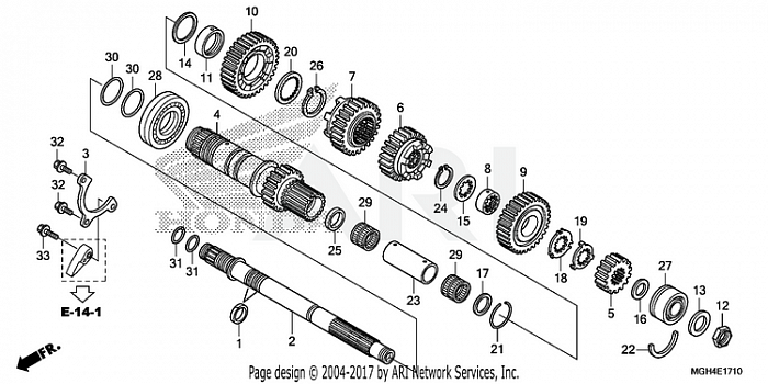 TRANSMISSION (MAINSHAFT)