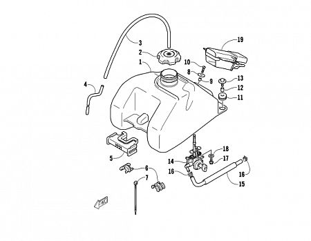 GAS TANK ASSEMBLY