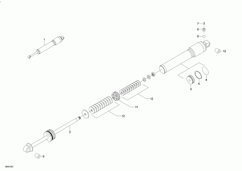 Front Shocks - 800R E-TEC