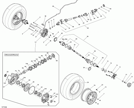 Drive System, Rear _13T1509