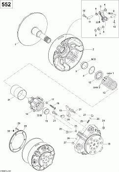 Drive Pulley 550F