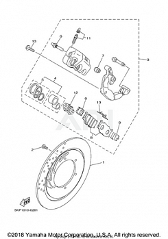 FRONT BRAKE CALIPER