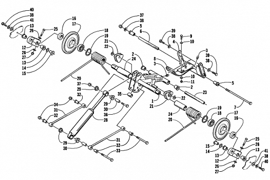 REAR SUSPENSION REAR ARM ASSEMBLY