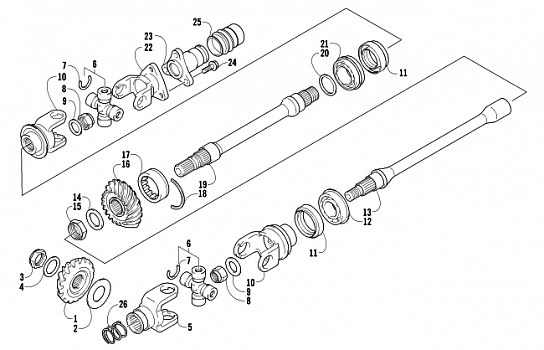 SECONDARY DRIVE ASSEMBLY