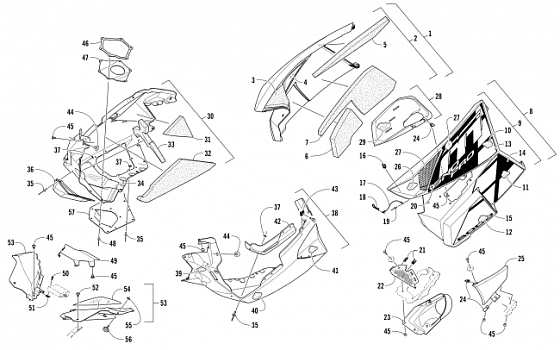 SKID PLATE AND SIDE PANEL ASSEMBLY