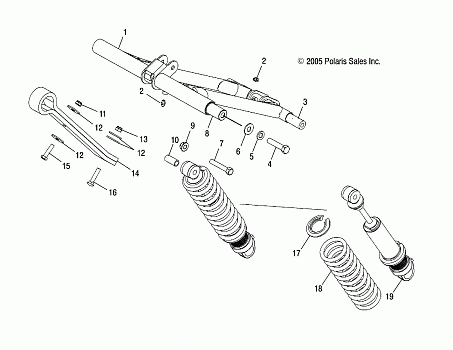TORQUE ARM, FRONT - S06PT7HS (4997539753B12)