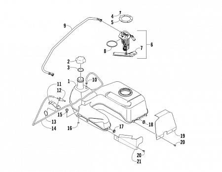 GAS TANK ASSEMBLY