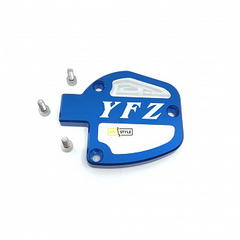 Крышка ручки газа с логотипом синяя  Yamaha YFZ450 TC1-YBL
