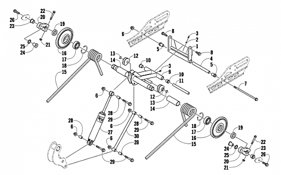 REAR SUSPENSION REAR ARM ASSEMBLY