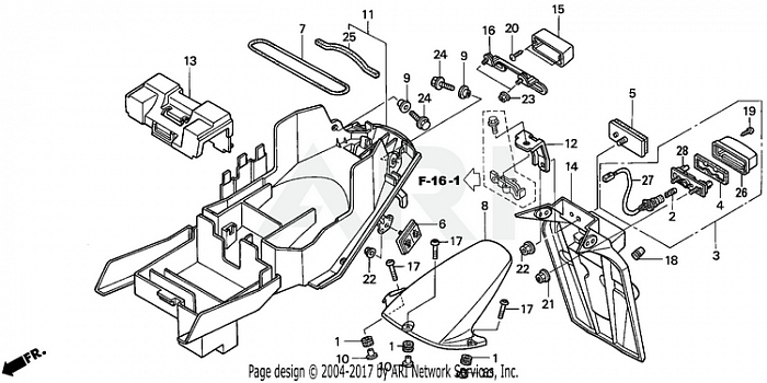 REAR FENDER (2)