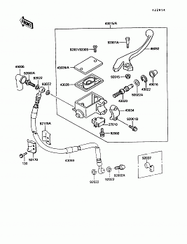 Front Master Cylinder(KL250-D8/D9)