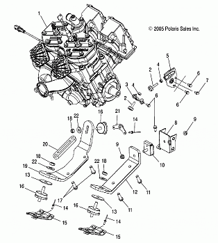 ENGINE MOUNTING - S06PS6FS/FSA (4997459745C09)