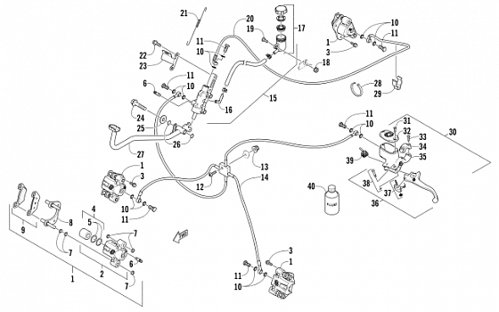 HYDRAULIC BRAKE ASSEMBLY