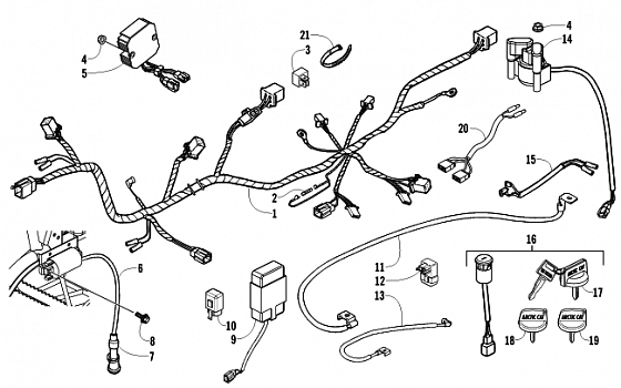 ELECTRICAL AND WIRING HARNESS ASSEMBLY