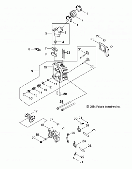 ENGINE, CYLINDER HEAD - Z18YAV17B2/B8/N2/N8 (49RGRCYLINDER15RZR170)