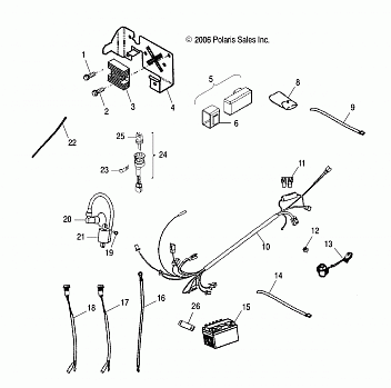 ELECTRICAL PARTS - A08PB20AB/AD (49ATVELECT08PHX)