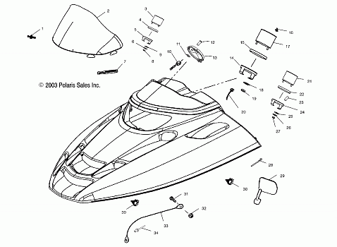 HOOD - S04ND4BS/BSA (4988678867A11)