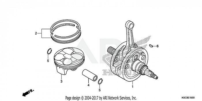 CRANKSHAFT + PISTON