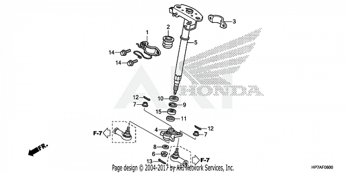 STEERING SHAFT (TRX420FA)