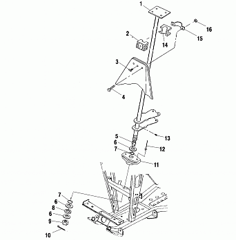 STEERING POST - A00CH50AA (4954805480B013)