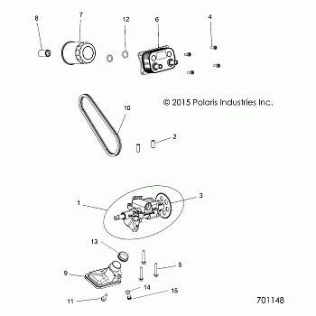 ENGINE, OIL PUMP and OIL COOLER - Z18VBE99BW (701148)