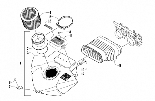 AIR SILENCER ASSEMBLY