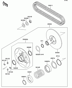 Driven Converter/Drive Belt