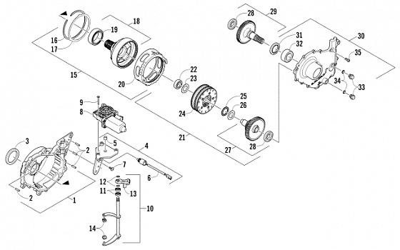 GEARCASE ASSEMBLY