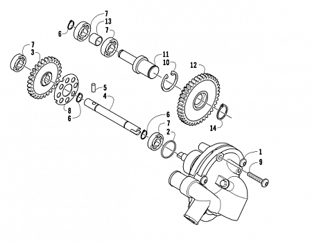 WATER PUMP ASSEMBLY