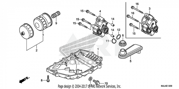 OIL PAN + OIL PUMP