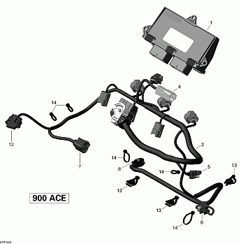 Engine Harness And Electronic Module _51R1525
