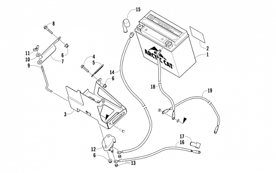 BATTERY AND TRAY ASSEMBLY