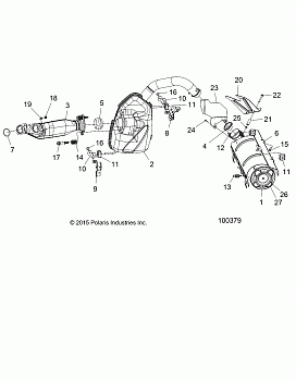 ENGINE, EXHAUST - A18SVS95CR/ER