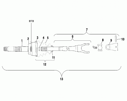 CV JOINT - BTB - A00CH50AA (4954805480B005)