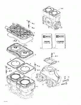 Cylinder, Exhaust Manifold