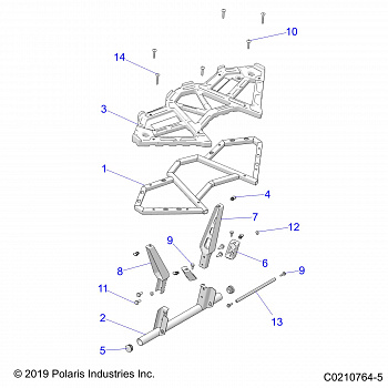 BODY, REAR RACK - A20SVE95KR (C0210764-5)